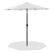 Meridian Furniture Fiji White Polyester Patio Umbrella