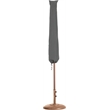Meridian Furniture Amalfi Beige Polyester Patio Umbrella with Base Set