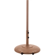 Meridian Furniture Amalfi Beige Polyester Patio Umbrella with Base Set