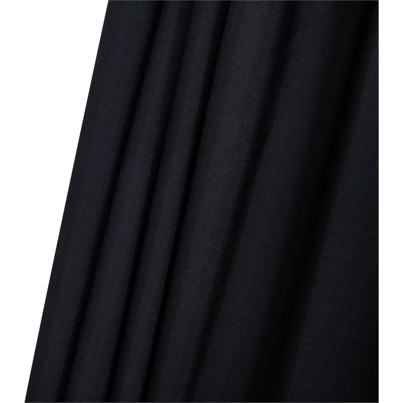 Meridian Furniture Amalfi Black Polyester Patio Umbrella with Base Set