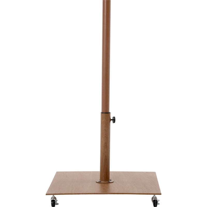 Meridian Furniture Amalfi Black Polyester Patio Umbrella with Base Set