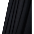 Meridian Furniture Amalfi Black Polyester Patio Umbrella with Base Set