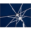 Meridian Furniture Amalfi Navy Polyester Patio Umbrella with Base Set