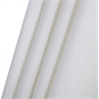 Meridian Furniture Amalfi White Polyester Patio Umbrella with Base Set