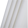 Meridian Furniture Amalfi White Polyester Patio Umbrella with Base Set