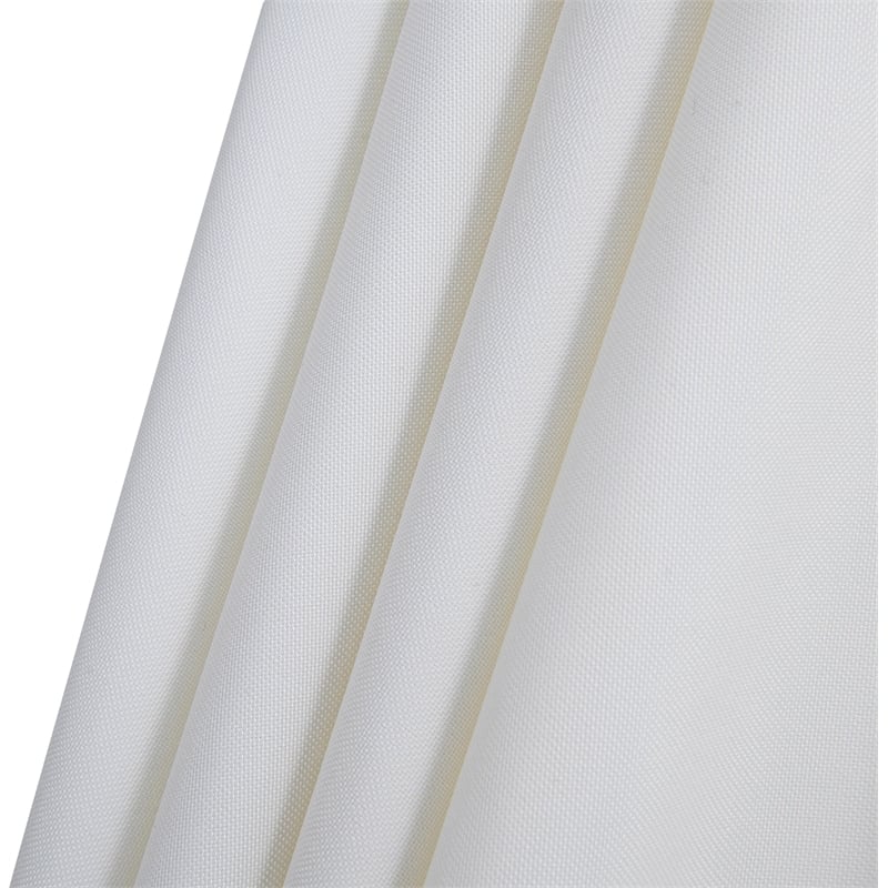 Meridian Furniture Amalfi White Polyester Patio Umbrella with Base Set