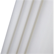 Meridian Furniture Amalfi White Polyester Patio Umbrella with Base Set