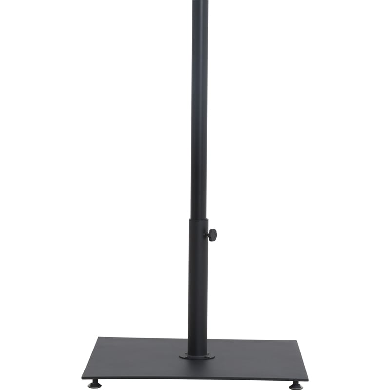 Meridian Furniture Belize Black Steel Patio Umbrella Base