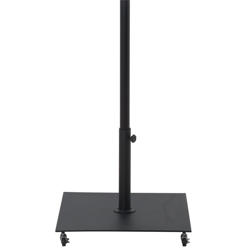 Meridian Furniture Belize Black Steel Patio Umbrella Base