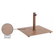 Meridian Furniture Belize Teak Steel Patio Umbrella Base