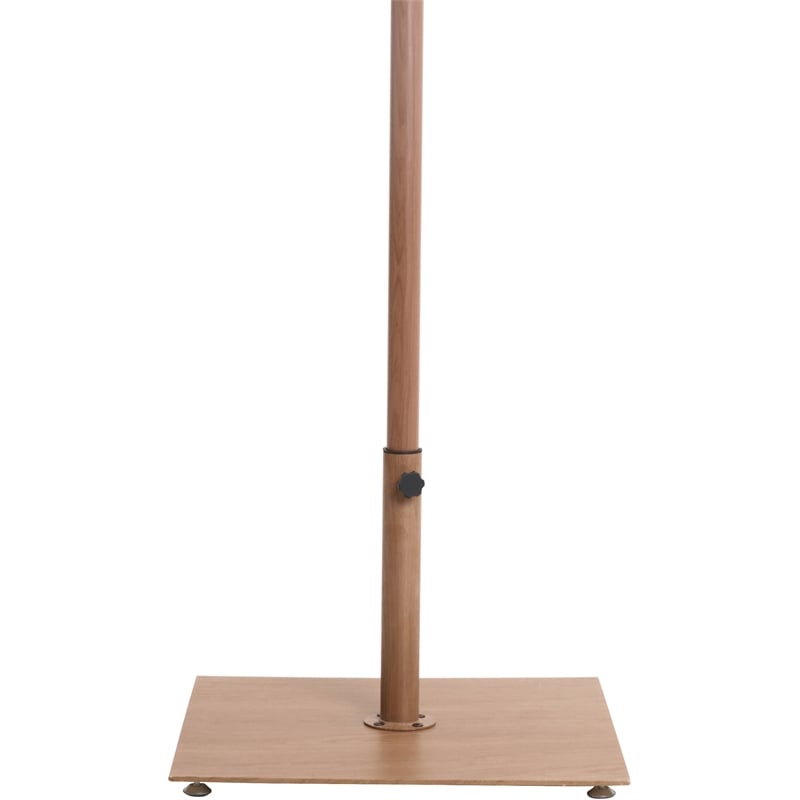 Meridian Furniture Belize Teak Steel Patio Umbrella Base