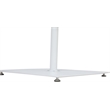 Meridian Furniture Belize White Steel Patio Umbrella Base