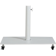 Meridian Furniture Belize White Steel Patio Umbrella Base