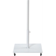 Meridian Furniture Belize White Steel Patio Umbrella Base