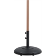 Meridian Furniture Fiji Beige Polyester Patio Umbrella with Base Set