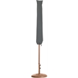 Meridian Furniture Fiji Beige Polyester Patio Umbrella with Base Set