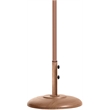 Meridian Furniture Fiji Beige Polyester Patio Umbrella with Base Set