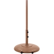 Meridian Furniture Fiji Beige Polyester Patio Umbrella with Base Set