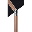 Meridian Furniture Fiji Black Polyester Patio Umbrella with Base Set