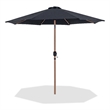 Meridian Furniture Fiji Black Polyester Patio Umbrella
