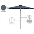 Meridian Furniture Fiji Grey Polyester Patio Umbrella