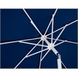 Meridian Furniture Fiji Navy Polyester Patio Umbrella with Base Set