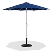 Meridian Furniture Fiji Navy Polyester Patio Umbrella with Base Set