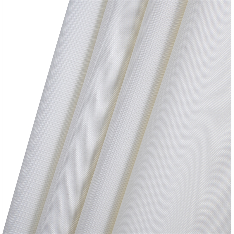 Meridian Furniture Fiji White Polyester Patio Umbrella with Base Set