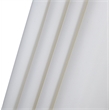 Meridian Furniture Fiji White Polyester Patio Umbrella with Base Set