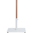 Meridian Furniture Fiji White Polyester Patio Umbrella with Base Set