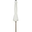Meridian Furniture Fiji White Polyester Patio Umbrella