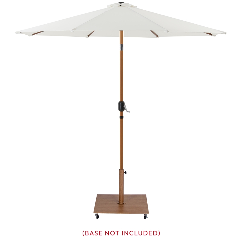Meridian Furniture Fiji White Polyester Patio Umbrella