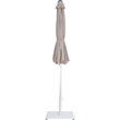 Meridian Furniture Fiji Beige Polyester Patio Umbrella with Base Set