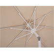 Meridian Furniture Fiji Beige Polyester Patio Umbrella with Base Set