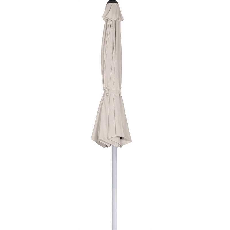 Meridian Furniture Fiji Beige Polyester Patio Umbrella