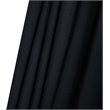 Meridian Furniture Fiji Black Polyester Patio Umbrella with Base Set