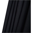 Meridian Furniture Fiji Black Polyester Patio Umbrella with Base Set