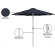Meridian Furniture Fiji Black Polyester Patio Umbrella
