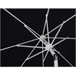 Meridian Furniture Fiji Black Polyester Patio Umbrella