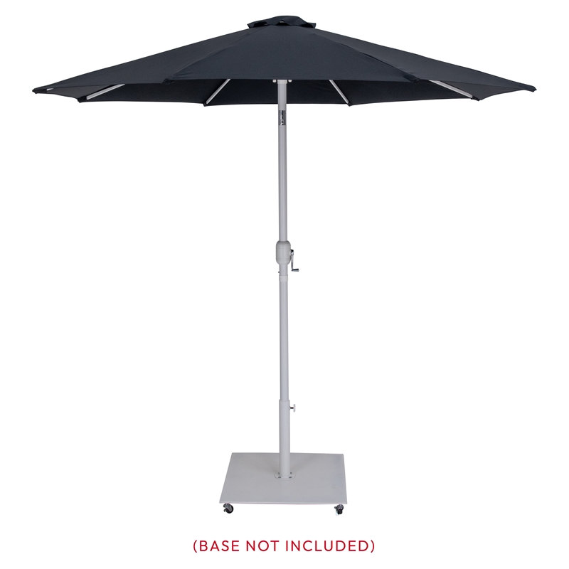 Meridian Furniture Fiji Black Polyester Patio Umbrella