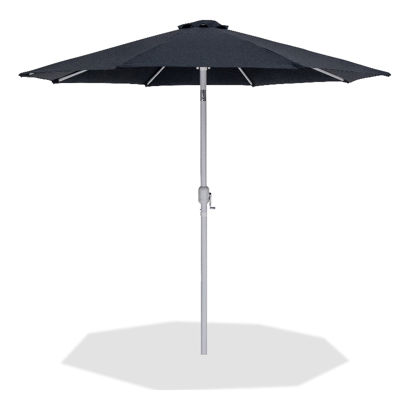 Meridian Furniture Fiji Black Polyester Patio Umbrella