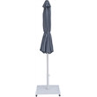 Meridian Furniture Fiji Grey Polyester Patio Umbrella with Base Set