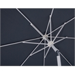 Meridian Furniture Fiji Grey Polyester Patio Umbrella with Base Set