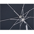 Meridian Furniture Fiji Grey Polyester Patio Umbrella with Base Set