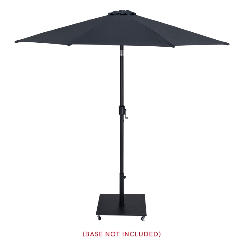 Meridian Furniture Fiji Grey Polyester Patio Umbrella