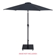 Meridian Furniture Fiji Grey Polyester Patio Umbrella