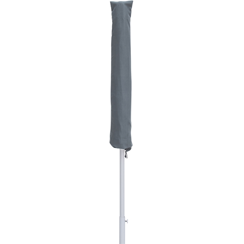 Meridian Furniture Fiji White Polyester Patio Umbrella