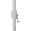 Meridian Furniture Fiji White Polyester Patio Umbrella