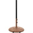 Meridian Furniture Fiji Beige Polyester Patio Umbrella with Base Set