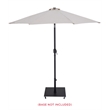 Meridian Furniture Fiji Beige Polyester Patio Umbrella